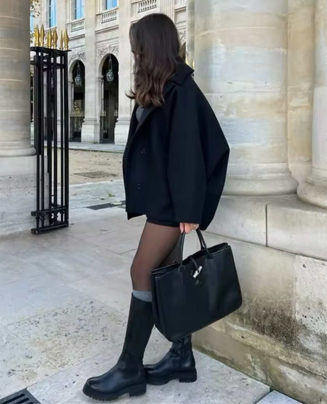 Majamode | Wełniany płaszcz oversize