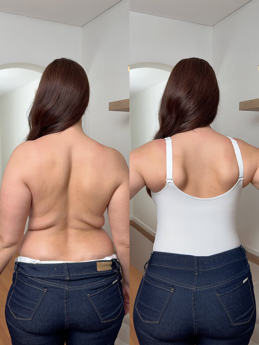 Maja – Modelująca koszulka z wbudowanym biustonoszem