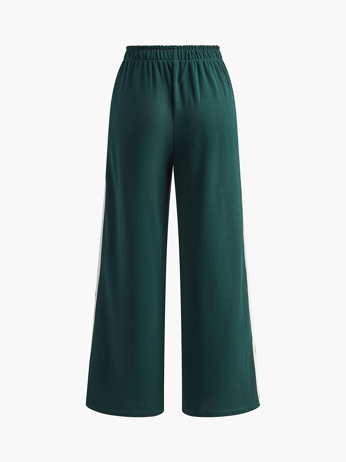 Spodnie Casual w Paski Patchwork