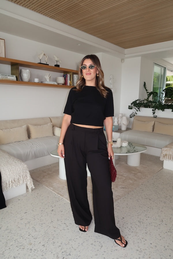 Spodnie Tailored Sans Czarne