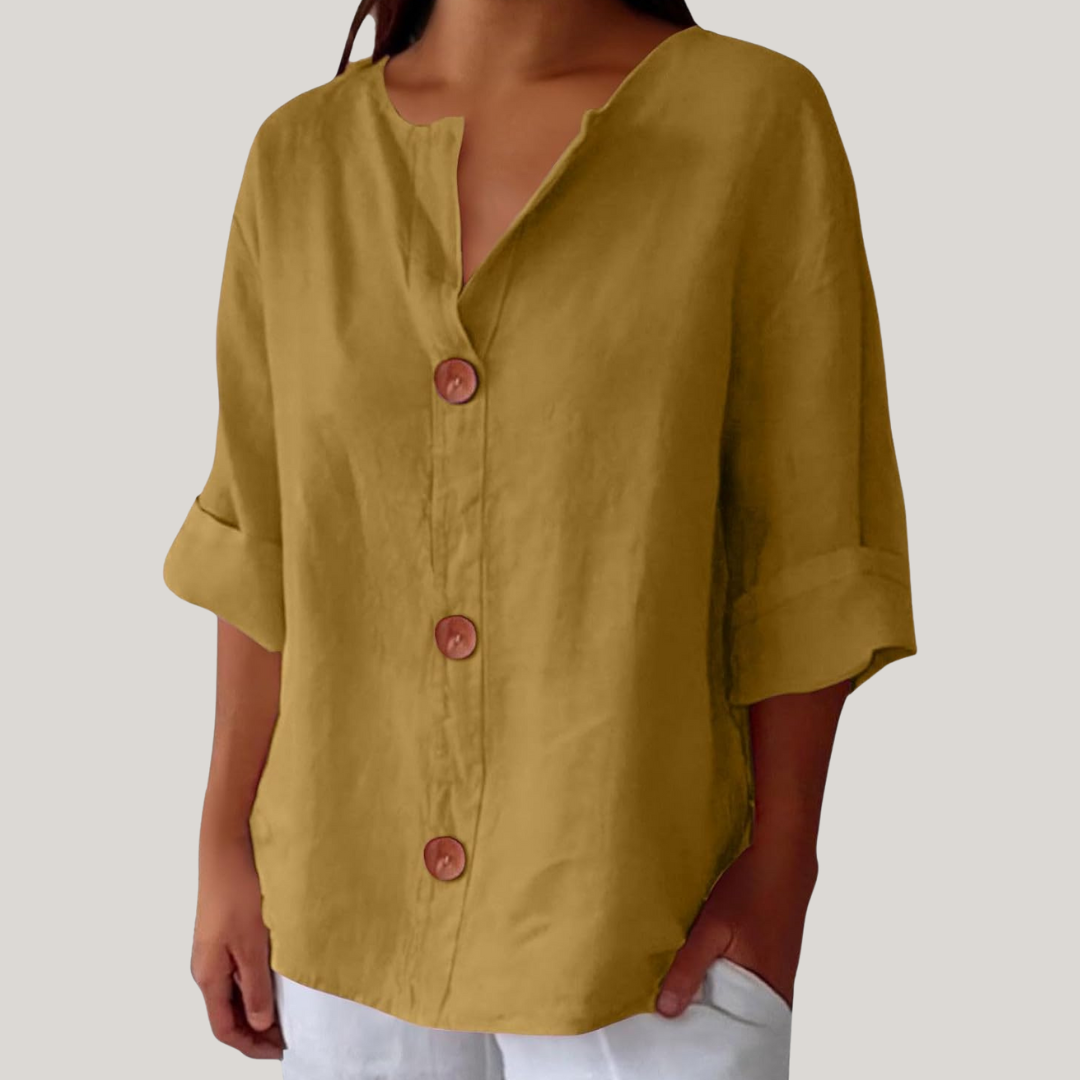 Majamode | Lniana bluzka casualowa