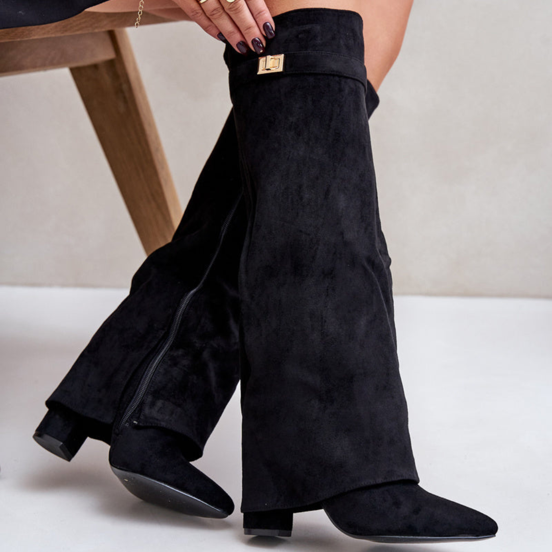 Lucy | Ręcznie robione botki z zamszu